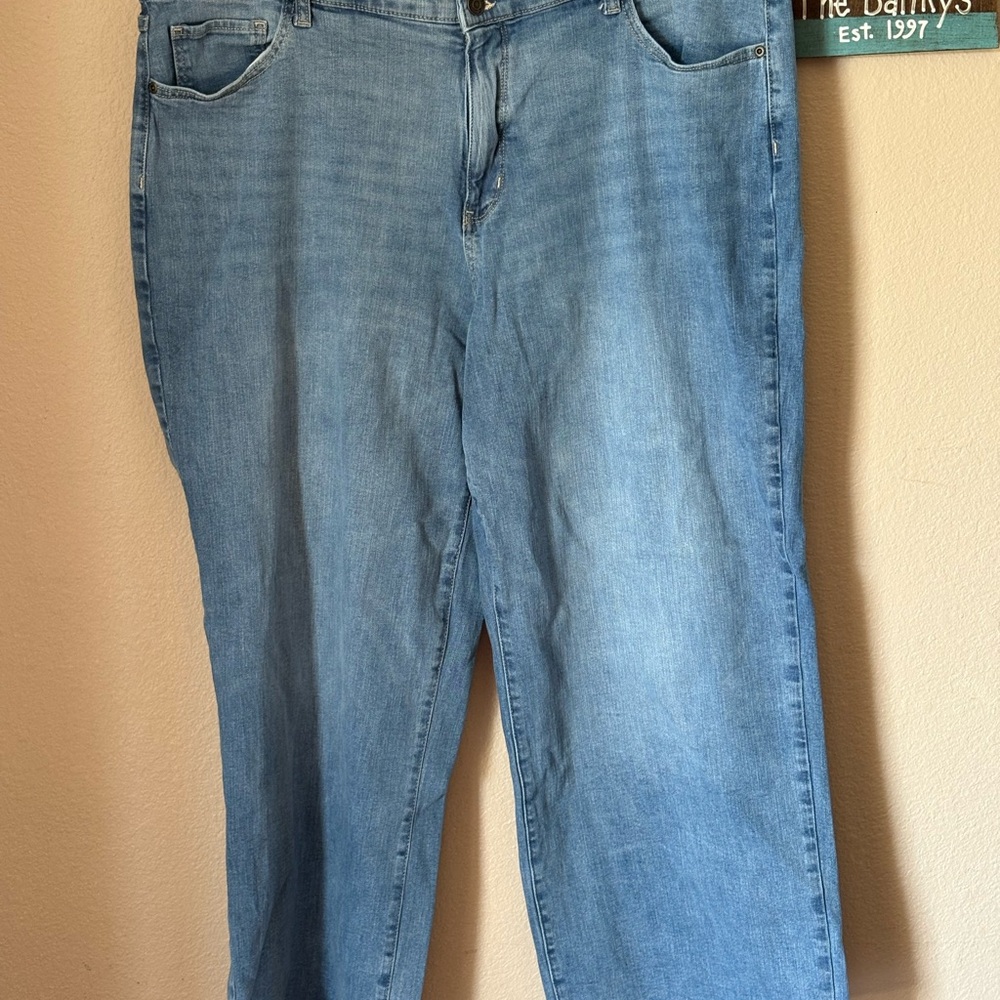 St. John's Bay Light Blue Women's Flare Jeans